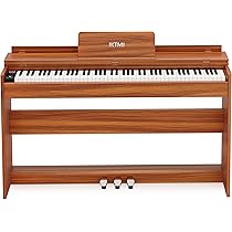 Amazon | IKTMI 電子ピアノ 88鍵盤 ハンマーアクション鍵盤 木製